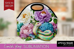Magical Forest Lunch Bag - Fantasy Lunch Bug PNG Sublimation Product Image 1