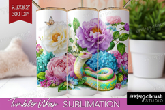 Magical Forest Tumbler Wrap - Fantasy Tumbler PNG Product Image 1