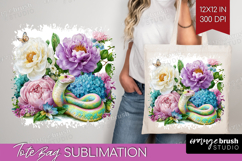 Magical Forest Tote Bag - Fantasy Tote Bag PNG Sublimation Product Image 1