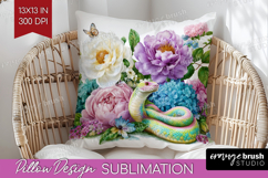 Magical Forest Pillow Sublimation - Fantasy Pillow Cover PNG Product Image 1