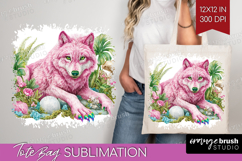 Magical Forest Tote Bag - Fantasy Tote Bag PNG Sublimation Product Image 1