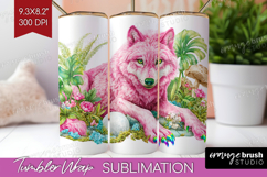 Magical Forest Tumbler Wrap - Fantasy Tumbler PNG Product Image 1