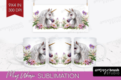 Magical Forest Mug Wrap - Fantasy Mug PNG Sublimation Product Image 1