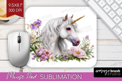 Magical Forest Mouse Pad Sublimation - Fantasy Mousepad PNG Product Image 1