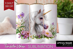 Magical Forest Tumbler Wrap - Fantasy Tumbler PNG Product Image 1
