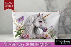 Magical Forest Cosmetic Bag - Fantasy Makeup Bag PNG Product Image 1