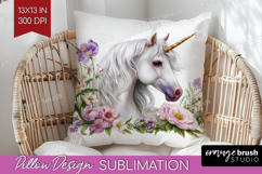Magical Forest Pillow Sublimation - Fantasy Pillow Cover PNG Product Image 1