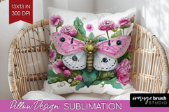 Magical Forest Pillow Sublimation - Fantasy Pillow Cover PNG Product Image 1