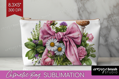 Magical Forest Cosmetic Bag - Fantasy Makeup Bag PNG Product Image 1