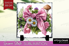 Magical Forest Slate PNG - Fantasy Square Slate Sublimation Product Image 1