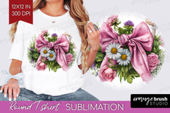 Magical Forest Round Tshirt Background - Fantasy PNG Product Image 1