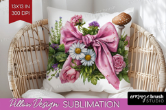 Magical Forest Pillow Sublimation - Fantasy Pillow Cover PNG Product Image 1