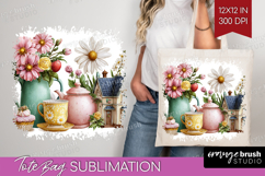 Magical Forest Tote Bag - Fantasy Tote Bag PNG Sublimation Product Image 1