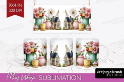 Magical Forest Mug Wrap - Fantasy Mug PNG Sublimation Product Image 1