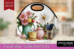 Magical Forest Lunch Bag - Fantasy Lunch Bug PNG Sublimation Product Image 1