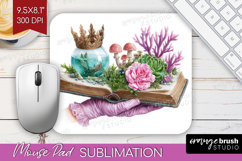 Magical Forest Mouse Pad Sublimation - Fantasy Mousepad PNG Product Image 1