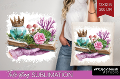 Magical Forest Tote Bag - Fantasy Tote Bag PNG Sublimation Product Image 1