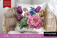 Magical Forest Pillow Sublimation - Fantasy Pillow Cover PNG Product Image 1