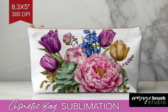 Magical Forest Cosmetic Bag - Fantasy Makeup Bag PNG Product Image 1