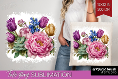 Magical Forest Tote Bag - Fantasy Tote Bag PNG Sublimation Product Image 1
