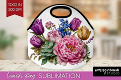 Magical Forest Lunch Bag - Fantasy Lunch Bug PNG Sublimation Product Image 1