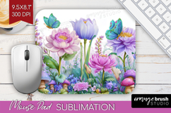 Magical Forest Mouse Pad Sublimation - Fantasy Mousepad PNG Product Image 1