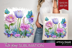 Magical Forest Tote Bag - Fantasy Tote Bag PNG Sublimation Product Image 1
