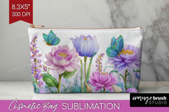 Magical Forest Cosmetic Bag - Fantasy Makeup Bag PNG Product Image 1