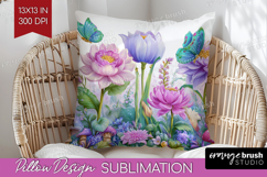Magical Forest Pillow Sublimation - Fantasy Pillow Cover PNG Product Image 1