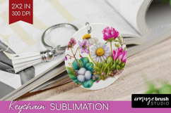 Magical Forest Keychain PNG - Fantasy Keychain Sublimation Product Image 1