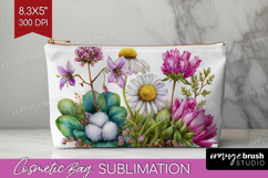 Magical Forest Cosmetic Bag - Fantasy Makeup Bag PNG Product Image 1