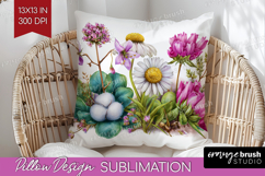 Magical Forest Pillow Sublimation - Fantasy Pillow Cover PNG Product Image 1