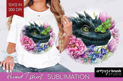 Magical Forest Round Tshirt Background - Fantasy PNG Product Image 1