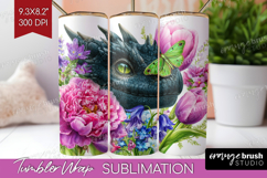 Magical Forest Tumbler Wrap - Fantasy Tumbler PNG Product Image 1