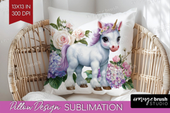 Magical Forest Pillow Sublimation - Fantasy Pillow Cover PNG Product Image 1