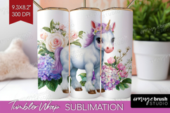 Magical Forest Tumbler Wrap - Fantasy Tumbler PNG Product Image 1