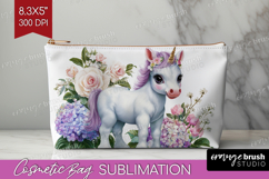Magical Forest Cosmetic Bag - Fantasy Makeup Bag PNG Product Image 1