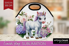 Magical Forest Lunch Bag - Fantasy Lunch Bug PNG Sublimation Product Image 1