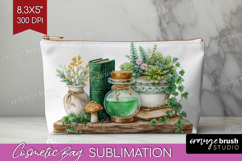 Magical Forest Cosmetic Bag - Fantasy Makeup Bag PNG Product Image 1