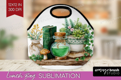 Magical Forest Lunch Bag - Fantasy Lunch Bug PNG Sublimation Product Image 1