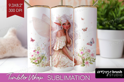 Magical Forest Tumbler Wrap - Fantasy Tumbler PNG Product Image 1