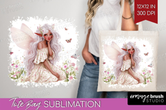 Magical Forest Tote Bag - Fantasy Tote Bag PNG Sublimation Product Image 1