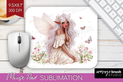 Magical Forest Mouse Pad Sublimation - Fantasy Mousepad PNG Product Image 1