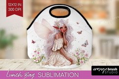 Magical Forest Lunch Bag - Fantasy Lunch Bug PNG Sublimation Product Image 1