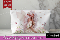 Magical Forest Cosmetic Bag - Fantasy Makeup Bag PNG Product Image 1