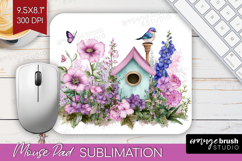 Magical Forest Mouse Pad Sublimation - Fantasy Mousepad PNG Product Image 1