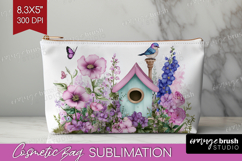 Magical Forest Cosmetic Bag - Fantasy Makeup Bag PNG Product Image 1
