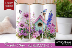 Magical Forest Tumbler Wrap - Fantasy Tumbler PNG Product Image 1