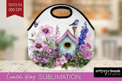 Magical Forest Lunch Bag - Fantasy Lunch Bug PNG Sublimation Product Image 1