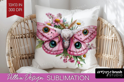 Magical Forest Pillow Sublimation - Fantasy Pillow Cover PNG Product Image 1